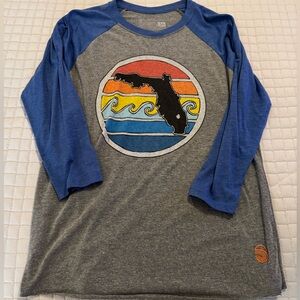Sunshine State Florida 3/4 sleeve t-shirt